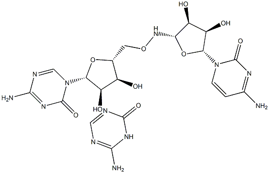 5-AZACYTIDINE 5-Azacytosine/Azacitidine 구조식 이미지