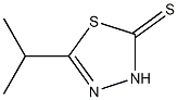 5-isopropyl-1,3,4-thiadiazole-2(3H)-thione 구조식 이미지