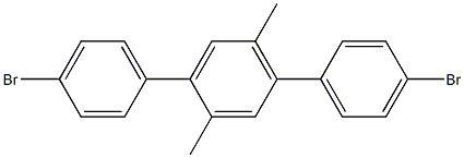 4,4''-Dibrome-3', 6'-Dimethyl-P-Terphenyl Structure