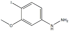 (4-Iodo-3-methoxy-phenyl)-hydrazine 구조식 이미지