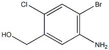 (5-Amino-4-bromo-2-chloro-phenyl)-methanol Structure