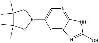 6-(4,4,5,5-Tetramethyl-[1,3,2]dioxaborolan-2-yl)-3H-imidazo[4,5-b]pyridin-2-ol 구조식 이미지