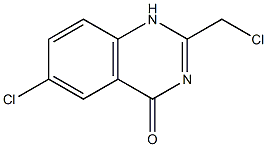 6-Chloro-2-chloromethyl-1H-quinazolin-4-one 구조식 이미지