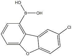 8-chlorodibenzofuran-1-boronic acid Structure