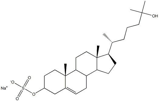 25-Hydroxy-cholesterol 3-Sulfate Ester Sodium Salt 구조식 이미지