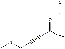 4-Dimethylaminobut-2-ynoic Acid Hydrochloride Structure