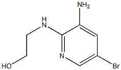 2-[(3-Amino-5-bromopyridin-2-yl)amino]ethanol 구조식 이미지