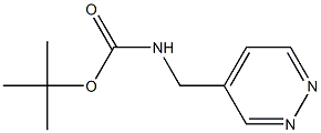 tert-Butyl (pyridazin-4-ylmethyl)carbamate Structure