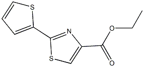 Ethyl 2-thienyl-4-thiazolecarboxylate Structure