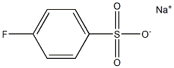 Sodium p-fluorobenzenesulfonate 구조식 이미지