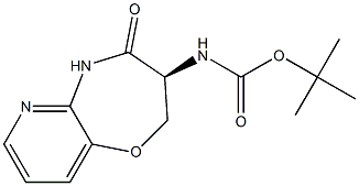 tert-butyl (S)-(4-oxo-2,3,4,5-tetrahydropyrido[3,2-b][1,4]oxazepin-3-yl)carbamate Structure