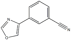 3-(oxazol-4-yl)benzonitrile 구조식 이미지