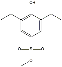 methyl 4-hydroxy-3,5-diisopropylbenzenesulfonate Structure