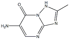 6-amino-2-methyl-[1,2,4]triazolo[1,5-a]pyrimidin-7(1H)-one Structure