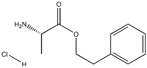 (S)-phenethyl 2-aminopropanoate hydrochloride Structure