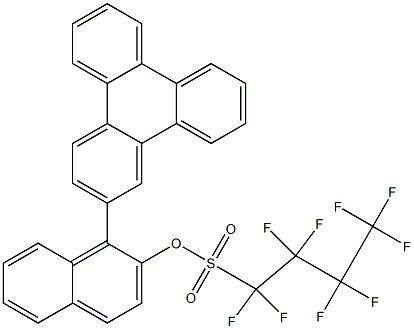 1-(triphenylen-2-yl)naphthalen-2-yl 1,1,2,2,3,3,4,4,4-nonafluorobutane-1-sulfonate Structure