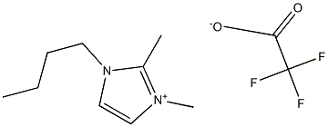 1-butyl-2,3-dimethylimidazolium trifluoroacetate Structure