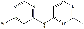 N-(4-bromopyridin-2-yl)-2-methylpyrimidin-4-amine Structure