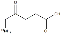 Aminolevulinic acid-15N 구조식 이미지