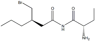 (R)-N-((S)-2-aminobutanoyl)-3-(bromomethyl)hexanamide 구조식 이미지