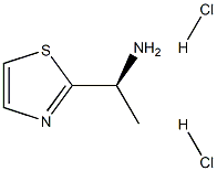 (1S)-1-(1,3-thiazol-2-yl)ethan-1-amine dihydrochloride Structure