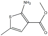 2-AMINO-5-METHYL-THIOPHENE-3-CARBOXYLIC ACIDMETHYL ESTER Structure