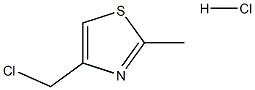4-CHLOROMETHYL-2-METHYL-1,3-THIAZOLE, HYDROCHLORIDE 구조식 이미지