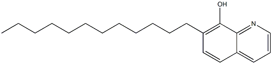 7-Dodecyl-8-hydroxyquinoline 구조식 이미지