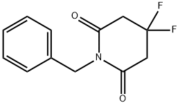 2,6-Piperidinedione, 4,4-difluoro-1-(phenylmethyl)- 구조식 이미지