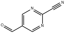 5-Formyl-2-pyrimidinecarbonitrile Structure