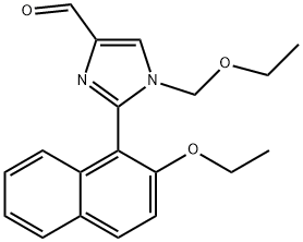 1-(ETHOXYMETHYL)-2-(2-ETHOXY-1-NAPHTHALENYL)-1H-IMIDAZOLE-4-CARBOXALDEHYDE 구조식 이미지