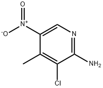 2-AMINO-3-CHLORO-5-NITRO-4-PICOLINE Structure