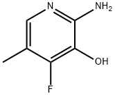 2-AMINO-4-FLUORO-3-HYDROXY-5-PICOLINE 구조식 이미지