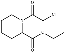 ETHYL 1-(CHLOROACETYL)PIPERIDINE-2-CARBOXYLATE Structure