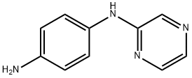 1-N-(Pyrazin-2-yl)benzene-1,4-diamine 구조식 이미지