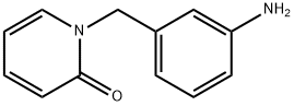 2(1H)-Pyridinone, 1-[(3-aminophenyl)methyl]- Structure