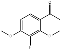 1-(3-Fluoro-2,4-dimethoxyphenyl)ethanone Methyl ether Structure