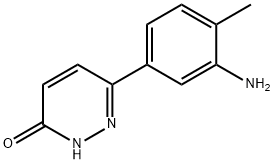 6-(3-amino-4-methylphenyl)-3(2H)-pyridazinone(SALTDATA: FREE) 구조식 이미지