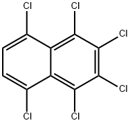 Naphthalene, 1,2,3,4,5,8-hexachloro- Structure