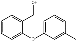 Benzenemethanol, 2-(3-methylphenoxy)- Structure