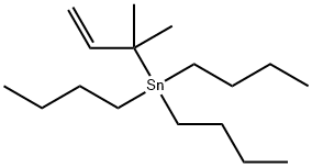 Stannane, tributyl(1,1-dimethyl-2-propen-1-yl)- Structure