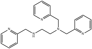 1,2-Ethanediamine, N1,N1,N2-tris(2-pyridinylmethyl)- Structure