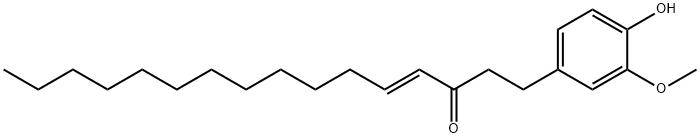 4-Hexadecen-3-one, 1-(4-hydroxy-3-methoxyphenyl)-, (4E)- Structure