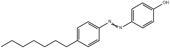 Phenol, 4-[2-(4-heptylphenyl)diazenyl]- Structure