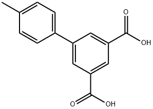[1,1'-Biphenyl]-3,5-dicarboxylic acid, 4'-methyl- 구조식 이미지