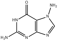 6H-Purin-6-one, 2,7-diamino-1,7-dihydro- Structure