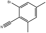 Benzonitrile, 2-bromo-4,6-dimethyl- Structure