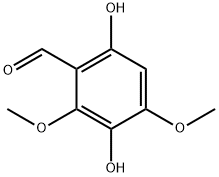 Benzaldehyde, 3,6-dihydroxy-2,4-dimethoxy- 구조식 이미지