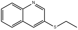 Quinoline, 3-(ethylthio)- Structure