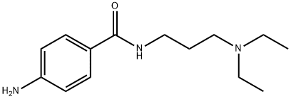 Benzamide, 4-amino-N-[3-(diethylamino)propyl]- Structure